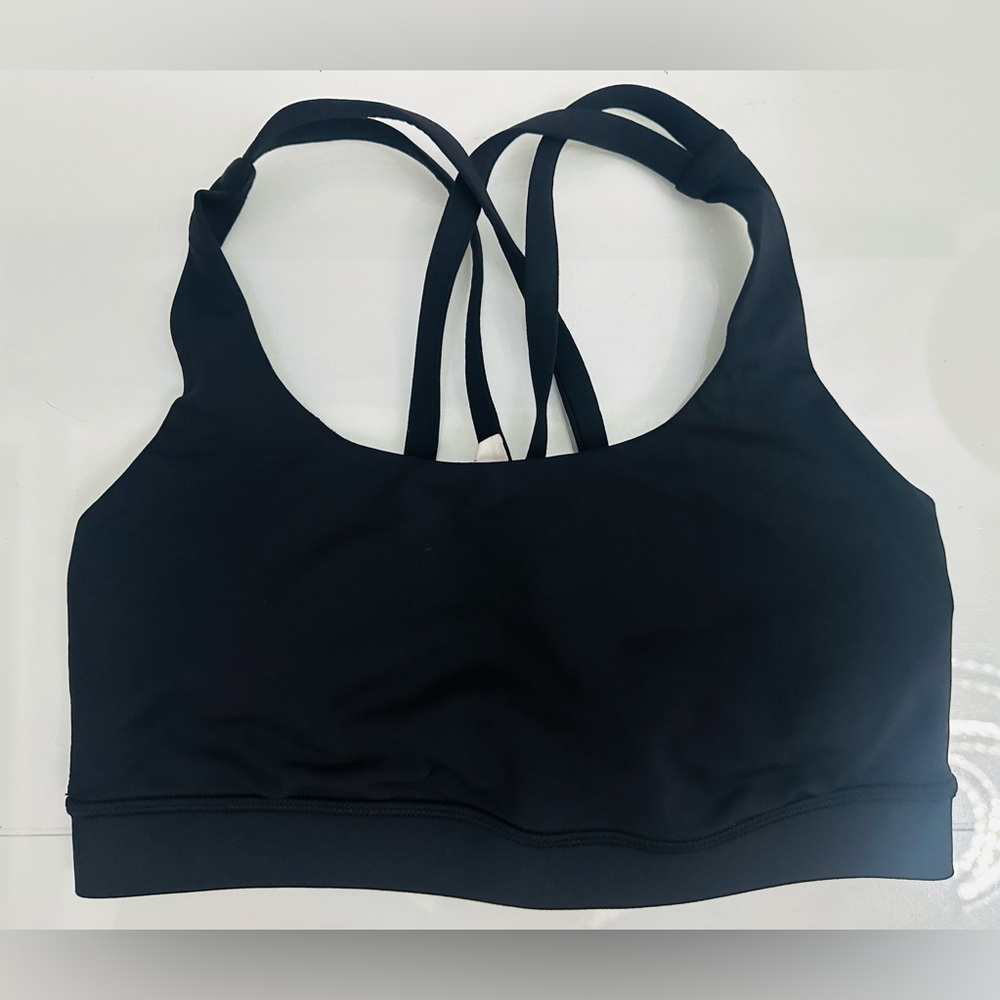 Lululemon; Energy Sports Bra, Black, 4